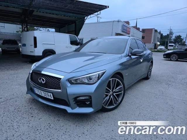 INFINITI Q50 2016 — 191 162 км, синий, Корея — под ключ — фото 2