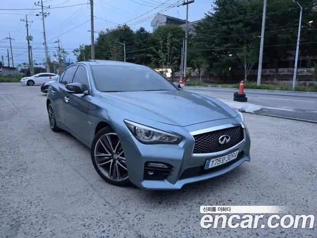 INFINITI Q50 2016 — 191 162 км, синий, Корея — под ключ — фото 3