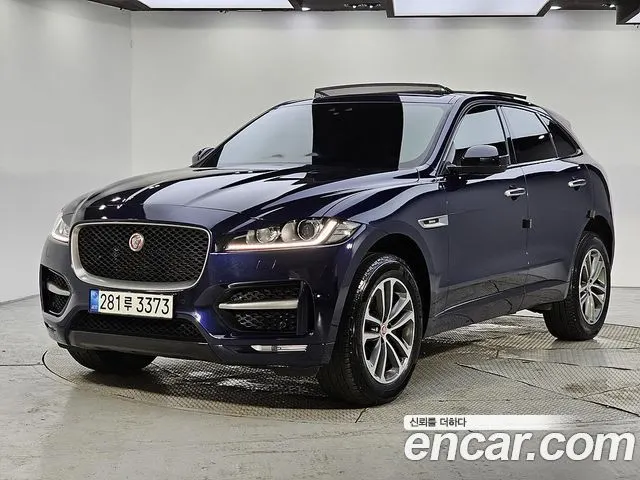 JAGUAR F-PACE 2017 — 148 234 км, синий, Корея — под ключ — фото 12