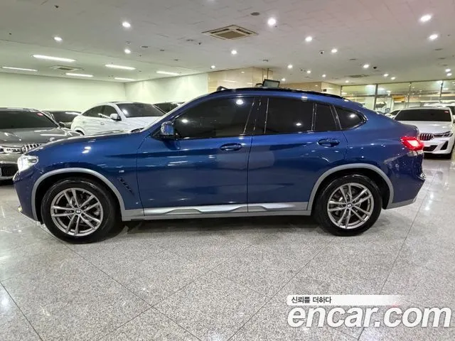 BMW X4 2020 — 65 518 км, синий, Корея — под ключ — фото 3