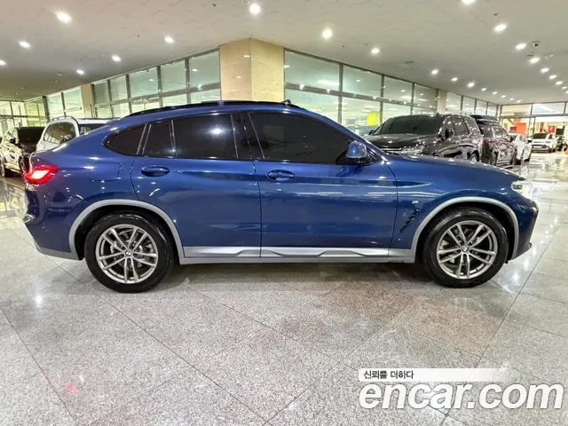 BMW X4 2020 — 65 518 км, синий, Корея — под ключ — фото 5