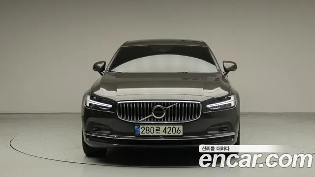 VOLVO S90 2021 — 70 884 км, светло-золотистый, Корея — под ключ — фото 3
