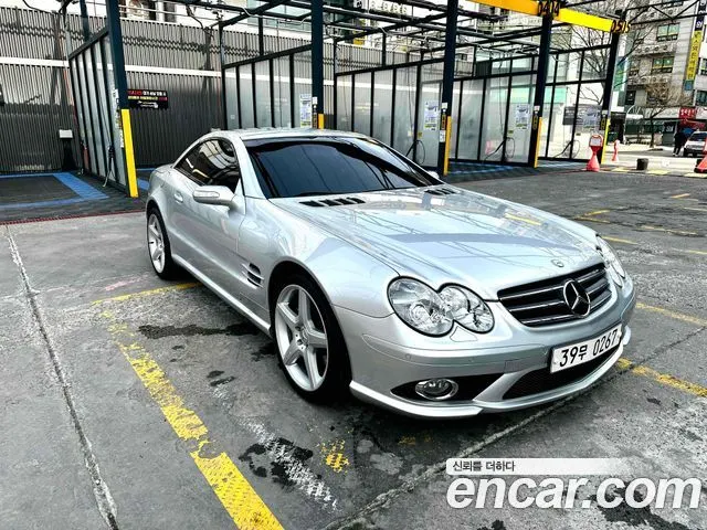 MERCEDES-BENZ SL-CLASS 2007 — 146 000 км, серебристый, Корея — под ключ — фото 11