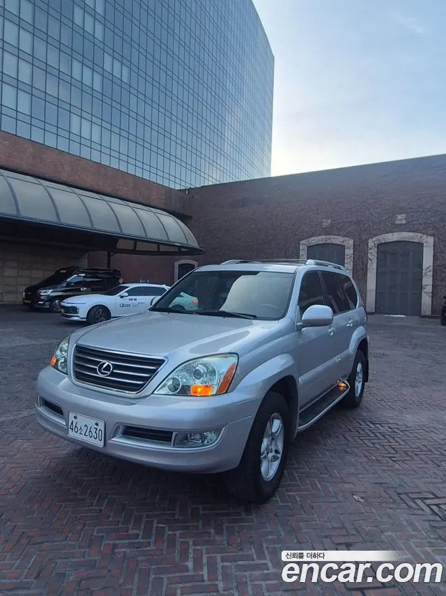LEXUS GX470 2007 — 202 248 км, серебристый, Корея — под ключ — фото 1