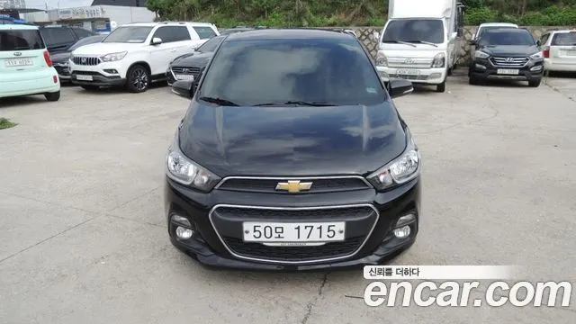 CHEVROLET SPARK 2017 — 118 436 км, чёрный, Корея — под ключ — фото 2