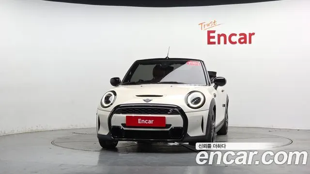 MINI COOPER S CONVERTIBLE 2022 — 57 264 км, белый-перламутр, Корея — под ключ — фото 3