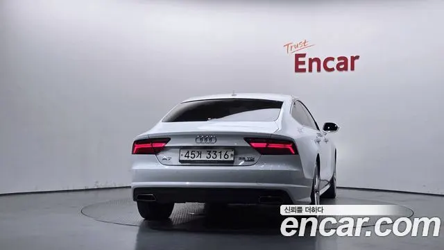 AUDI A7 2016 — 155 885 км, белый, Корея — под ключ — фото 4
