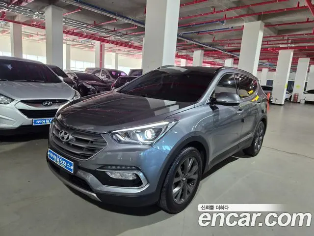 HYUNDAI SANTA FE 2016 — 114 451 км, серый, Корея — под ключ — фото 1