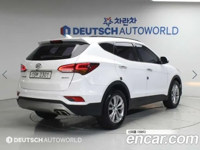HYUNDAI SANTA FE 2016 — 154 841 км, белый, Корея — под ключ — фото 2