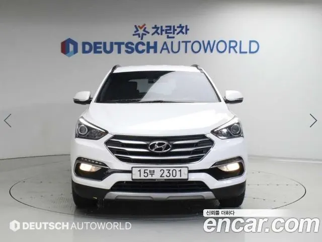 HYUNDAI SANTA FE 2016 — 154 841 км, белый, Корея — под ключ — фото 3