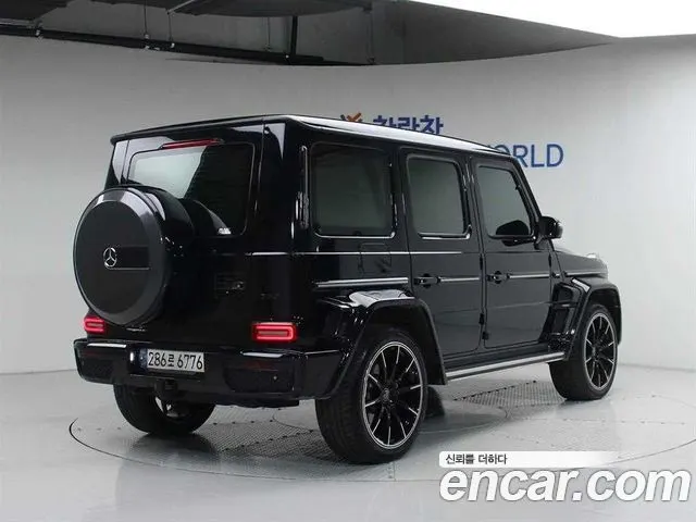 MERCEDES-BENZ G-CLASS W463B 2021 — 59 606 км, чёрный, Корея — под ключ — фото 2