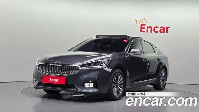 KIA K7 HYBRID 2018 — 137 981 км, серый, Корея — под ключ — фото 1