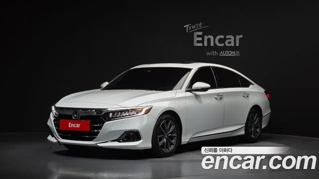 HONDA ACCORD 1 (0 ПОК.) 2021 — 136 080 км, белый, Корея — под ключ — фото 1