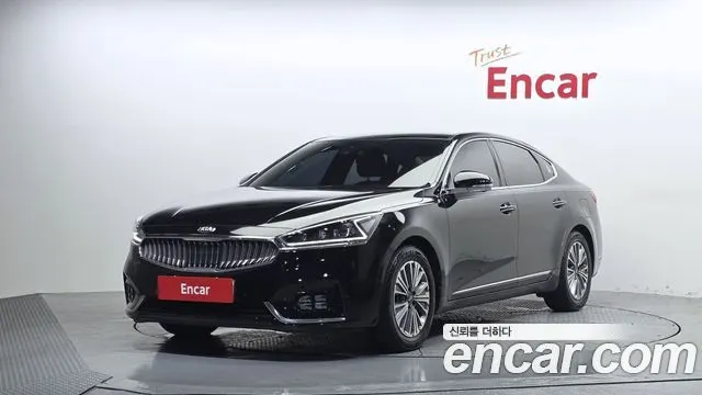 KIA K7 HYBRID 2019 — 128 780 км, чёрный, Корея — под ключ — фото 1