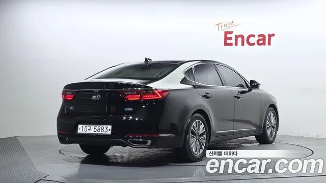 KIA K7 HYBRID 2019 — 128 780 км, чёрный, Корея — под ключ — фото 2