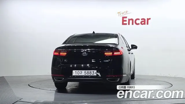 KIA K7 HYBRID 2019 — 128 780 км, чёрный, Корея — под ключ — фото 4
