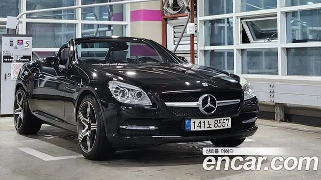 MERCEDES-BENZ SLK-CLASS 2012 — 140 000 км, чёрный, Корея — под ключ — фото 2