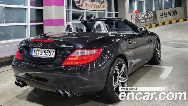 MERCEDES-BENZ SLK-CLASS 2012 — 140 000 км, чёрный, Корея — под ключ — фото 4