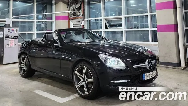 MERCEDES-BENZ SLK-CLASS 2012 — 140 000 км, чёрный, Корея — под ключ — фото 7