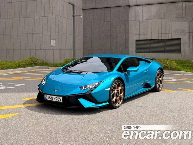 LAMBORGHINI HURACAN 2024 — 4 930 км, синий, Корея — под ключ — фото 12