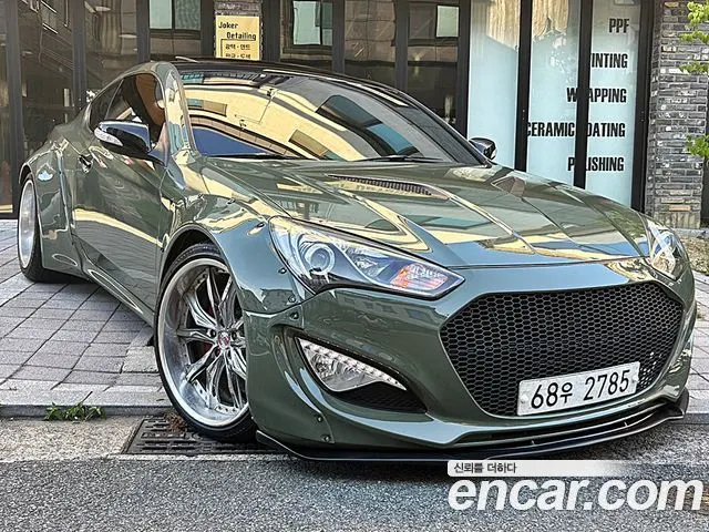 HYUNDAI GENESIS COUPE 2011 — 171 450 км, зелёный, Корея — под ключ — фото 3