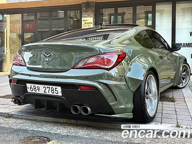 HYUNDAI GENESIS COUPE 2011 — 171 450 км, зелёный, Корея — под ключ — фото 4