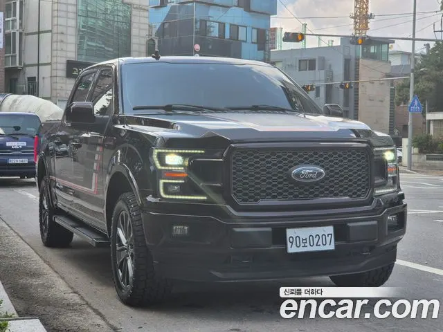 FORD F150 2018 — 184 000 км, бордовый, Корея — под ключ — фото 3