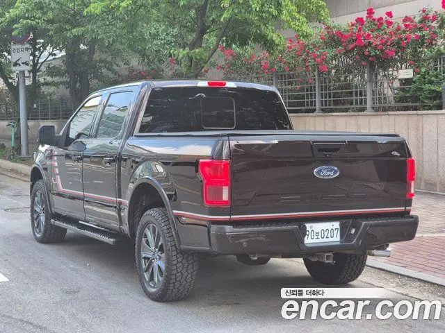 FORD F150 2018 — 184 000 км, бордовый, Корея — под ключ — фото 5