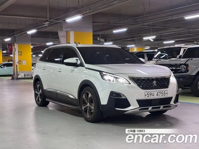 PEUGEOT 5008 2019 — 50 004 км, белый, Корея — под ключ — фото 1
