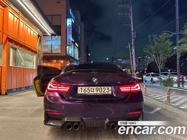 BMW M4 2018 — 73 000 км, фиолетовый, Корея — под ключ — фото 2