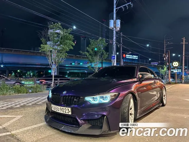 BMW M4 2018 — 73 000 км, фиолетовый, Корея — под ключ — фото 12