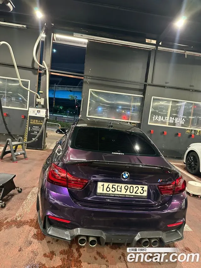 BMW M4 2018 — 73 000 км, фиолетовый, Корея — под ключ — фото 4