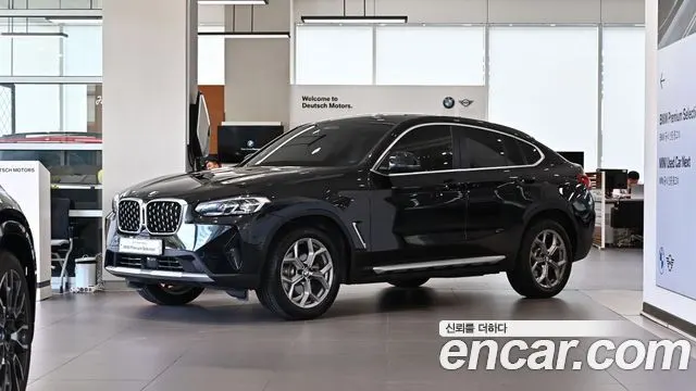 BMW X4 2022 — 97 720 км, чёрный, Корея — под ключ — фото 3