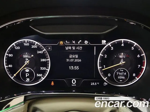 BENTLEY CONTINENTAL 2024 — 9 400 км, тёмно-зелёный, Корея — под ключ — фото 3