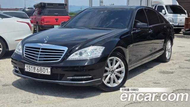 MERCEDES-BENZ S-CLASS W221 2012 — 148 166 км, чёрный, Корея — под ключ — фото 1