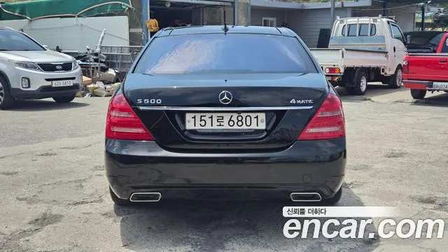 MERCEDES-BENZ S-CLASS W221 2012 — 148 166 км, чёрный, Корея — под ключ — фото 4