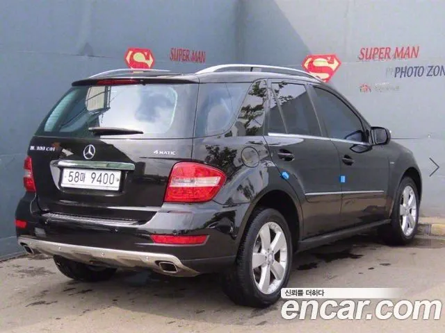 MERCEDES-BENZ M-CLASS W164 2010 — 217 883 км, чёрный, Корея — под ключ — фото 4