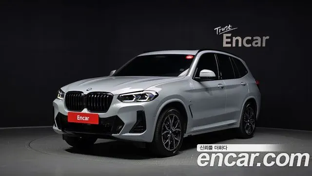 BMW X3 2022 — 76 130 км, серебристо-серый, Корея — под ключ — фото 12