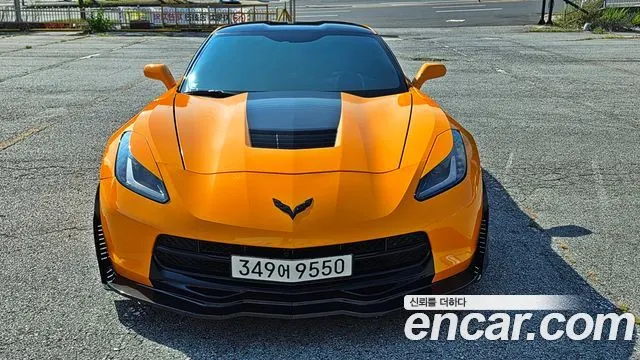 CHEVROLET CORVETTE 2014 — 53 000 км, синий, Корея — под ключ — фото 2