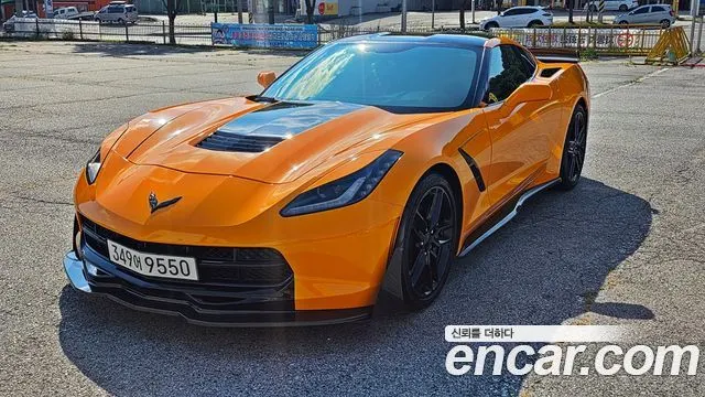 CHEVROLET CORVETTE 2014 — 53 000 км, синий, Корея — под ключ — фото 3