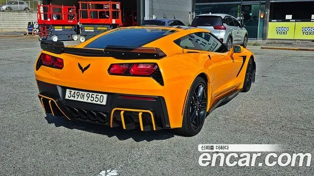 CHEVROLET CORVETTE 2014 — 53 000 км, синий, Корея — под ключ — фото 4