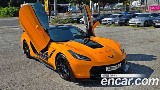 CHEVROLET CORVETTE 2014 — 53 000 км, синий, Корея — под ключ — фото 9