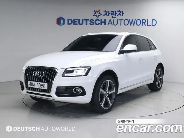 AUDI Q5 2015 — 165 320 км, белый, Корея — под ключ — фото 1