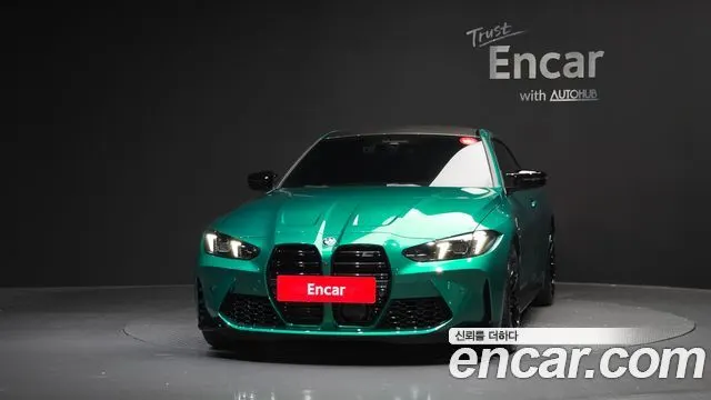 BMW M4 2026 — 8 826 км, зелёный, Корея — под ключ — фото 3