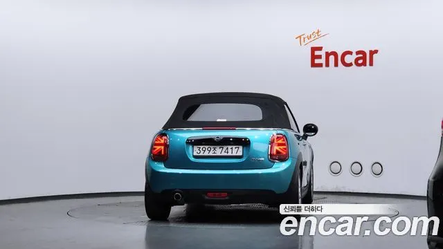 MINI COOPER CONVERTIBLE 2021 — 104 229 км, бирюзовый, Корея — под ключ — фото 4