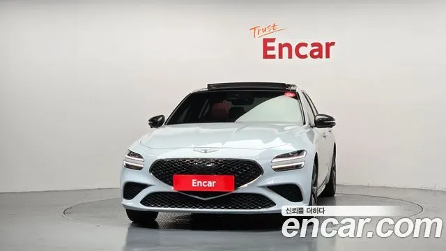 GENESIS G70 2022 — 38 655 км, белый-перламутр, Корея — под ключ — фото 3