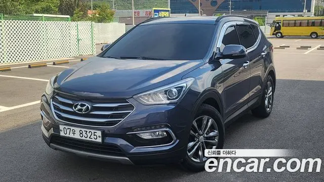 HYUNDAI SANTA FE 2018 — 119 000 км, синий, Корея — под ключ — фото 11