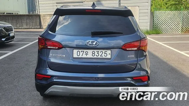 HYUNDAI SANTA FE 2018 — 119 000 км, синий, Корея — под ключ — фото 4