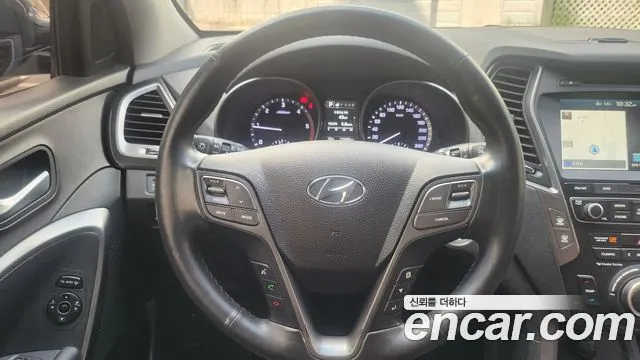 HYUNDAI SANTA FE 2018 — 119 000 км, синий, Корея — под ключ — фото 6