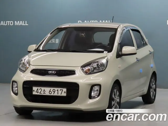 KIA MORNING 2016 — 41 800 км, белый-перламутр, Корея — под ключ — фото 12